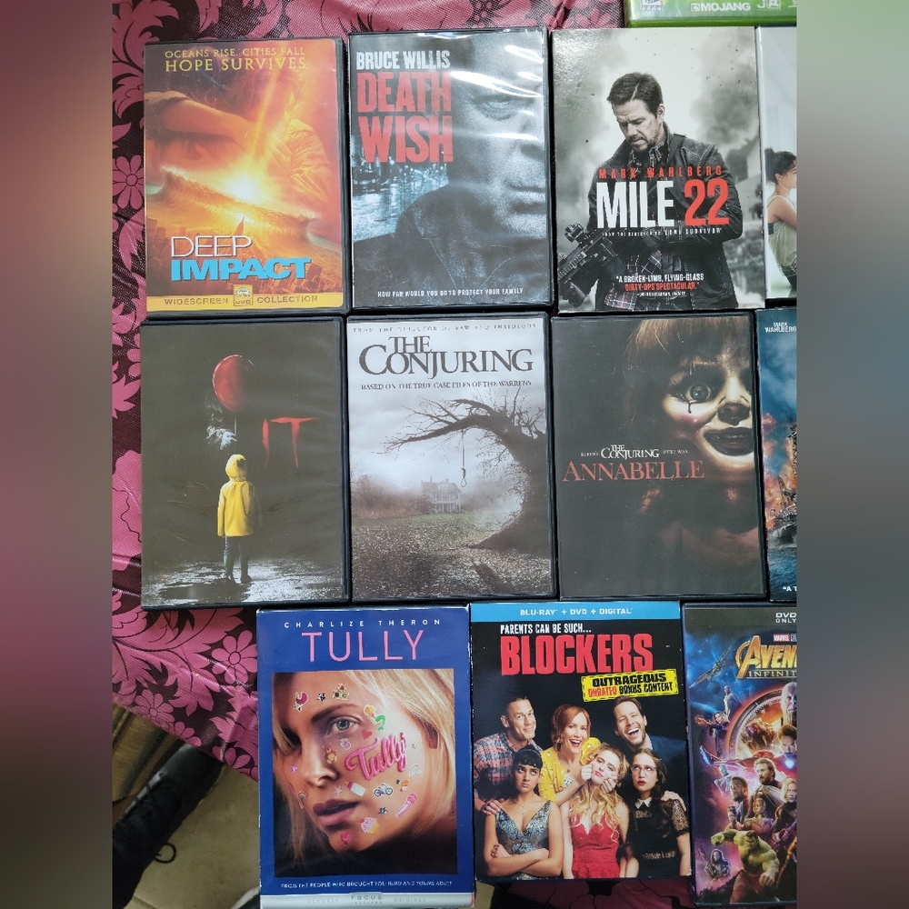 Lot of 14 used random DVDs